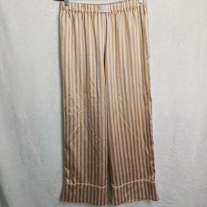 Victoria’s Secret Satin Striped Pajama Pants Size Medium